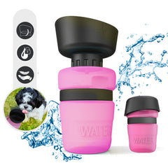 HydroPaws Water Bottle — Foldable Travel Bowl