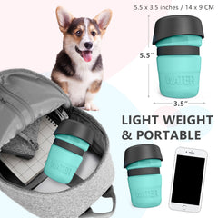 HydroPaws Water Bottle — Foldable Travel Bowl