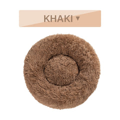 Cloud Nap Calming Pet Bed — Anti-Anxiety Plush Donut