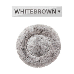 Cloud Nap Calming Pet Bed — Anti-Anxiety Plush Donut