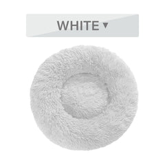 Cloud Nap Calming Pet Bed — Anti-Anxiety Plush Donut