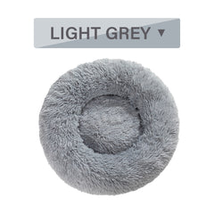 Cloud Nap Calming Pet Bed — Anti-Anxiety Plush Donut