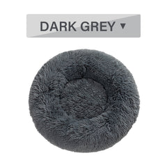 Cloud Nap Calming Pet Bed — Anti-Anxiety Plush Donut