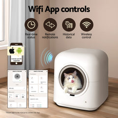 AutoPaws Self-Cleaning Litter Box — App Control