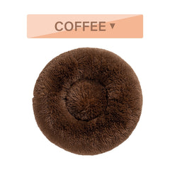 Cloud Nap Calming Pet Bed — Anti-Anxiety Plush Donut