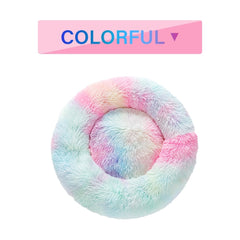 Cloud Nap Calming Pet Bed — Anti-Anxiety Plush Donut