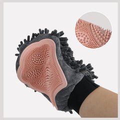 Grooming Glove 2-in-1 — Bath, Brush & De-Shed