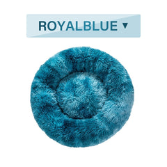 Cloud Nap Calming Pet Bed — Anti-Anxiety Plush Donut