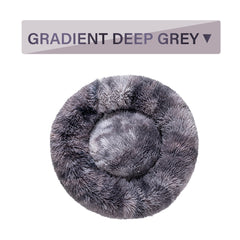 Cloud Nap Calming Pet Bed — Anti-Anxiety Plush Donut